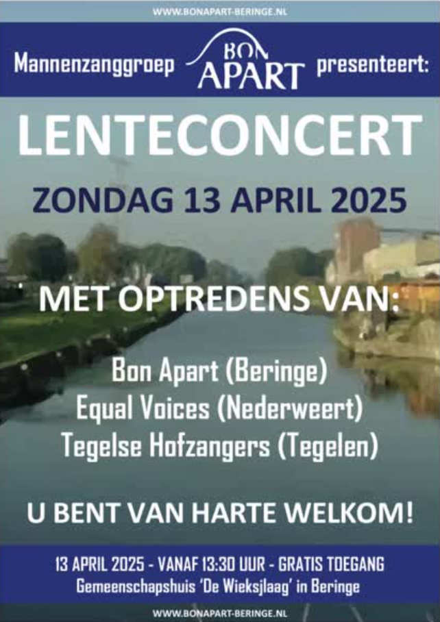 Bon Apart met Lenteconcert